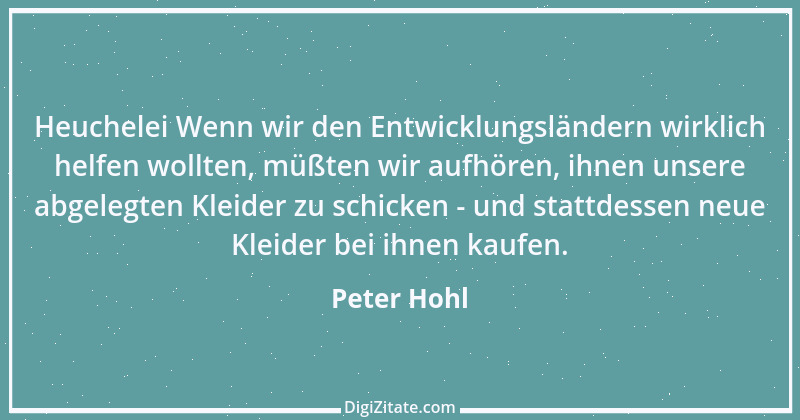 Zitat von Peter Hohl 94