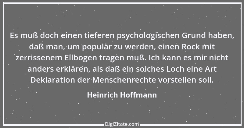 Zitat von Heinrich Hoffmann 2