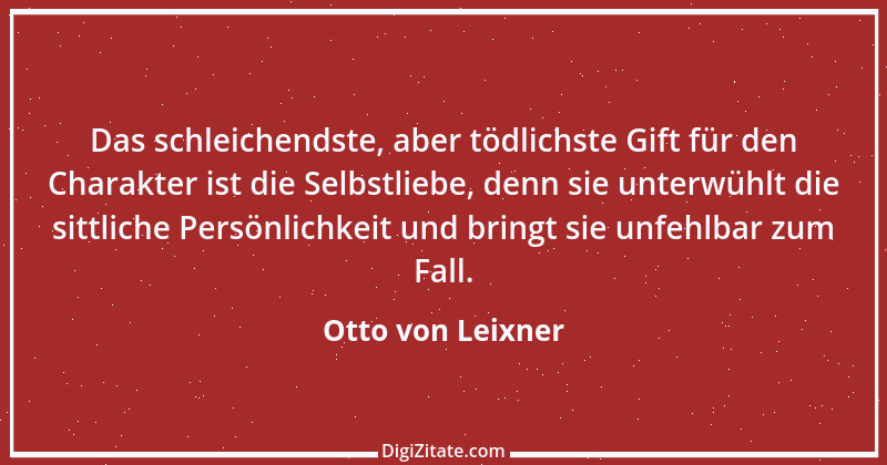 Zitat von Otto von Leixner 11