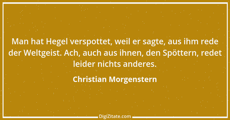 Zitat von Christian Morgenstern 236