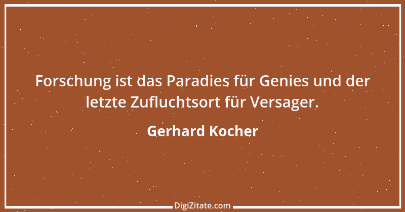 Zitat von Gerhard Kocher 222