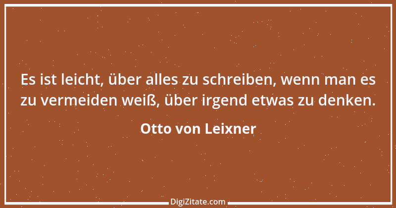 Zitat von Otto von Leixner 12