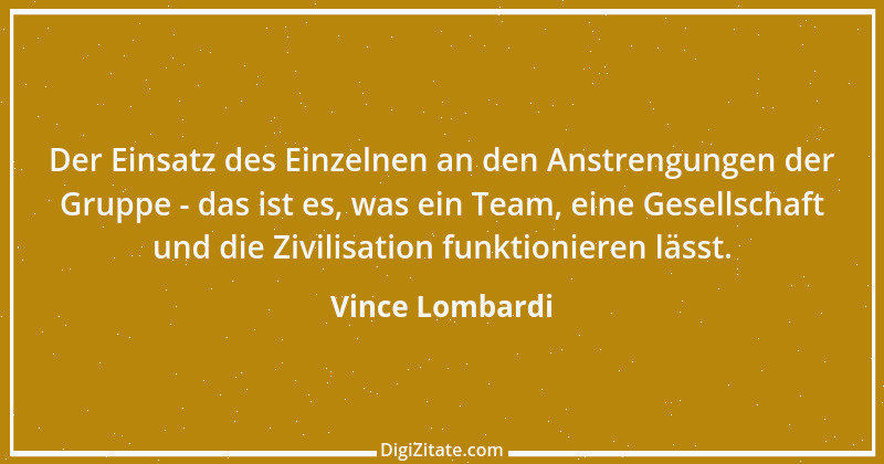 Zitat von Vince Lombardi 1