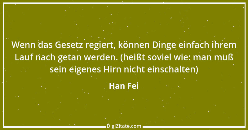 Zitat von Han Fei 1