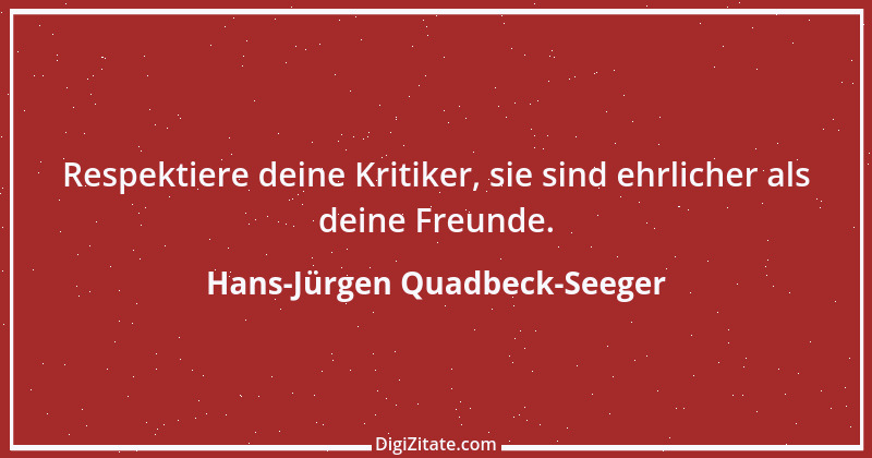 Zitat von Hans-Jürgen Quadbeck-Seeger 342