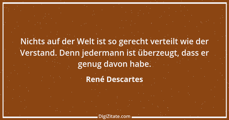 Zitat von René Descartes 8