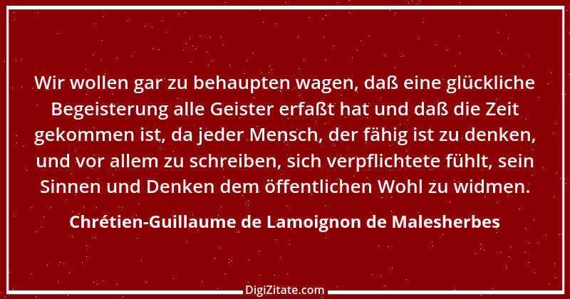 Zitat von Chrétien-Guillaume de Lamoignon de Malesherbes 4