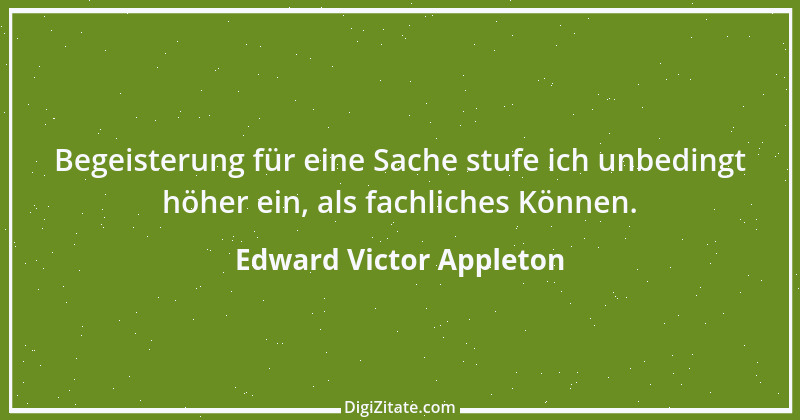 Zitat von Edward Victor Appleton 1