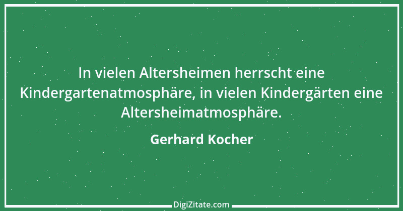 Zitat von Gerhard Kocher 224