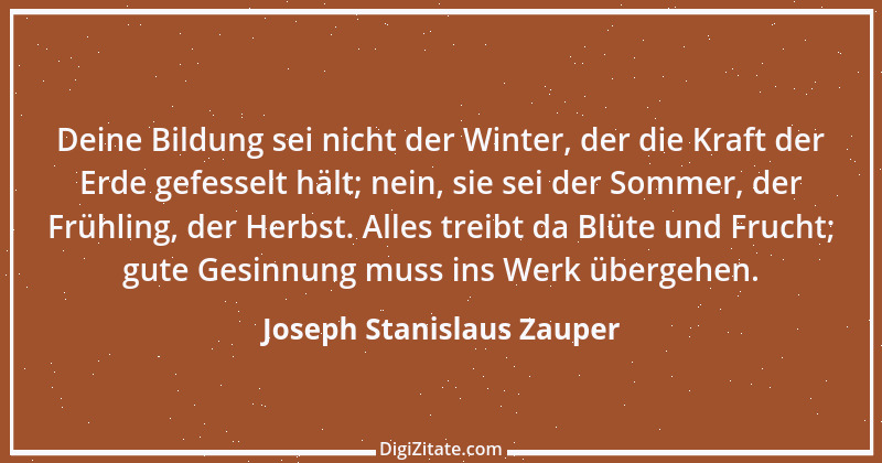 Zitat von Joseph Stanislaus Zauper 38