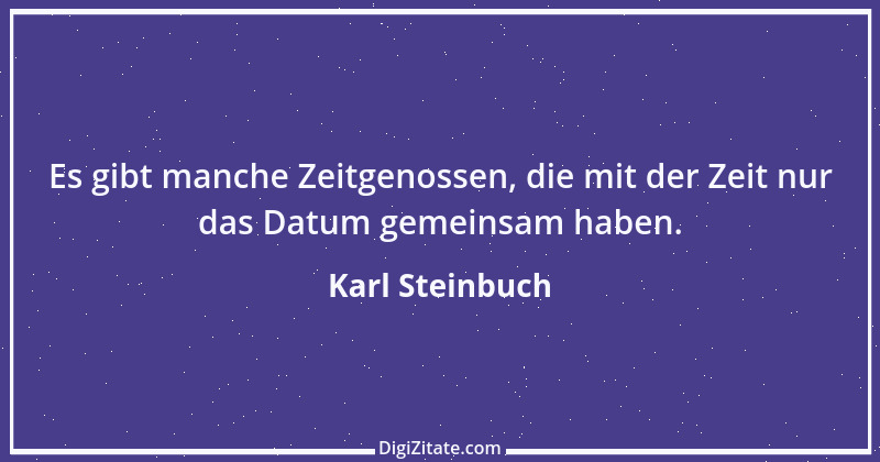 Zitat von Karl Steinbuch 1