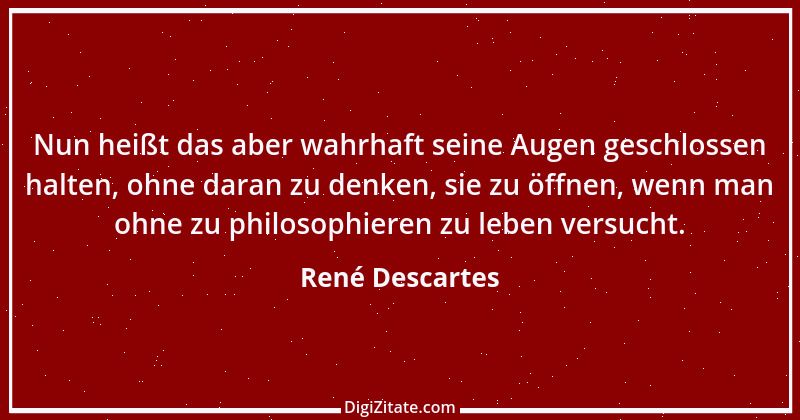 Zitat von René Descartes 9