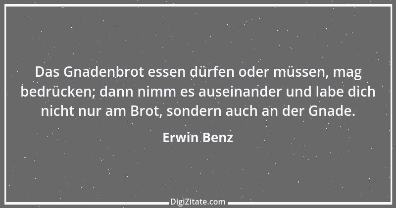 Zitat von Erwin Benz 4