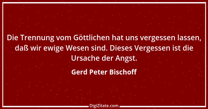 Zitat von Gerd Peter Bischoff 58