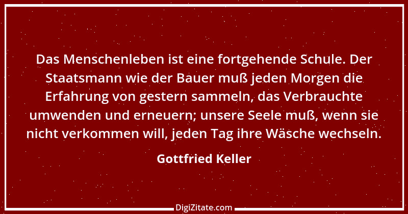 Zitat von Gottfried Keller 72