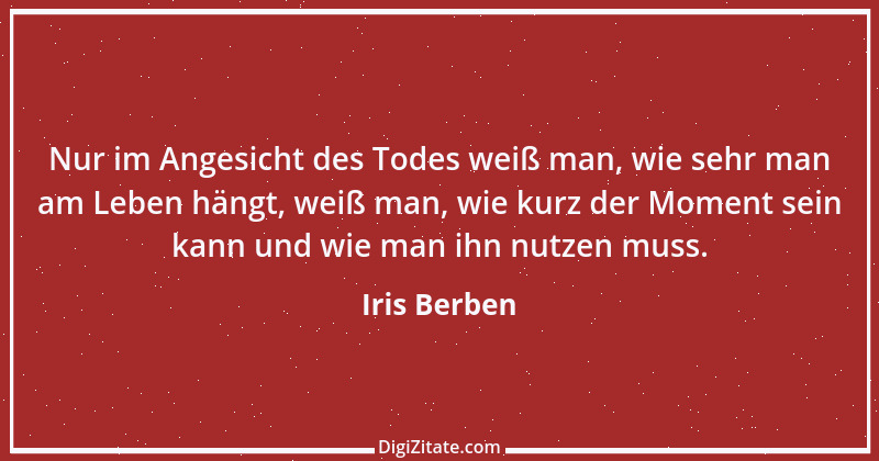 Zitat von Iris Berben 18