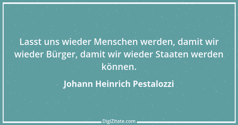 Zitat von Johann Heinrich Pestalozzi 296