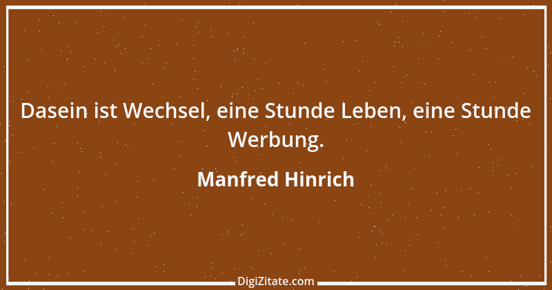 Zitat von Manfred Hinrich 1999