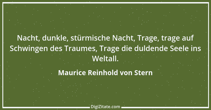 Zitat von Maurice Reinhold von Stern 5