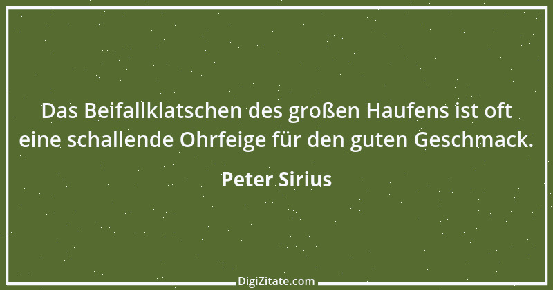 Zitat von Peter Sirius 225