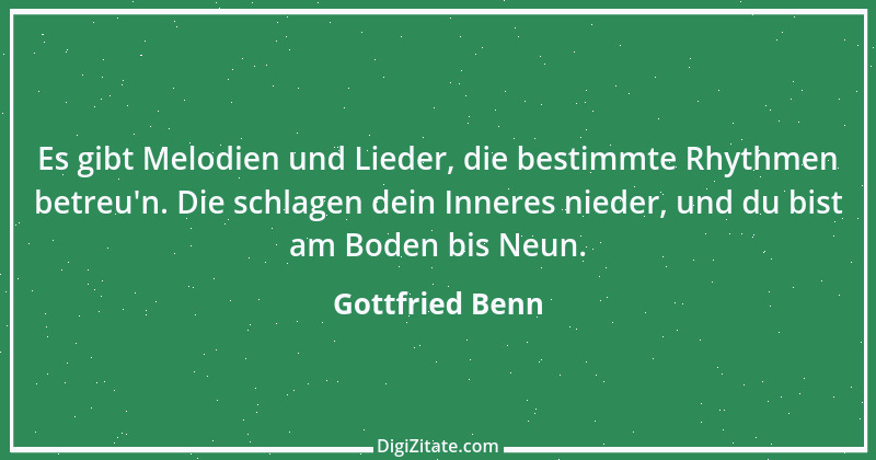 Zitat von Gottfried Benn 20