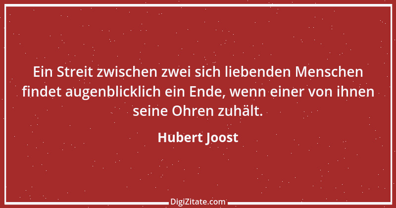 Zitat von Hubert Joost 270