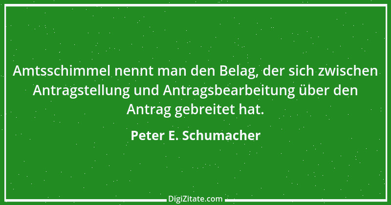 Zitat von Peter E. Schumacher 521