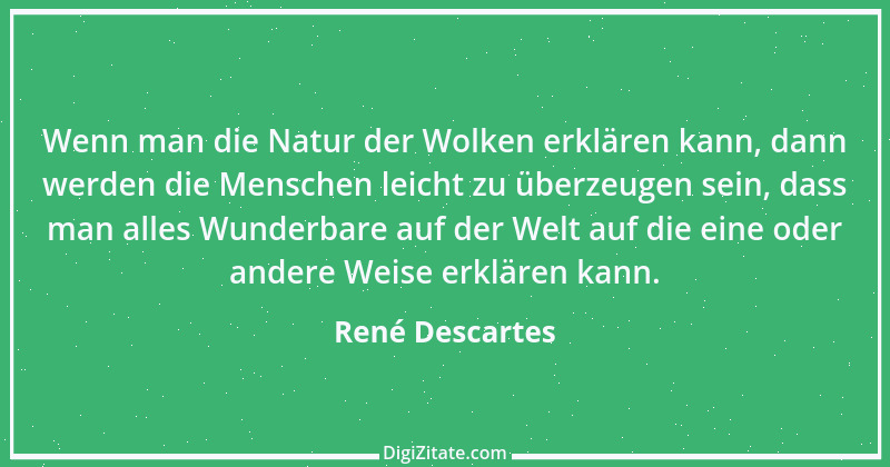 Zitat von René Descartes 10