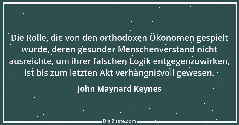 Zitat von John Maynard Keynes 1