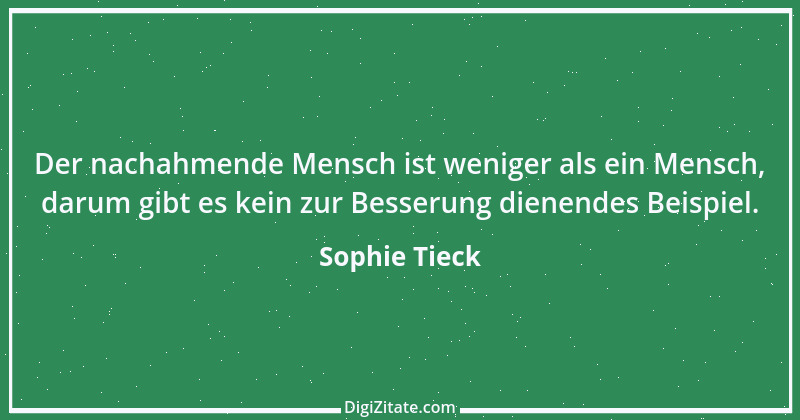 Zitat von Sophie Tieck 6