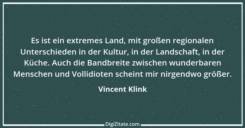 Zitat von Vincent Klink 1