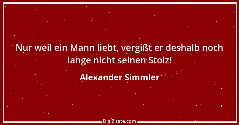 Zitat von Alexander Simmler 1