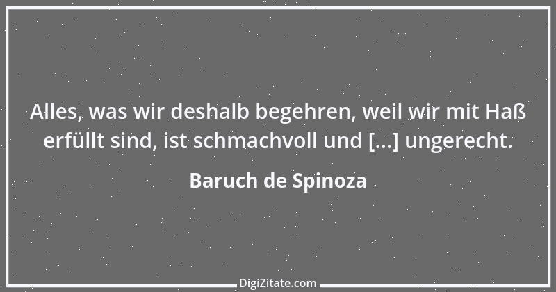 Zitat von Baruch de Spinoza 88