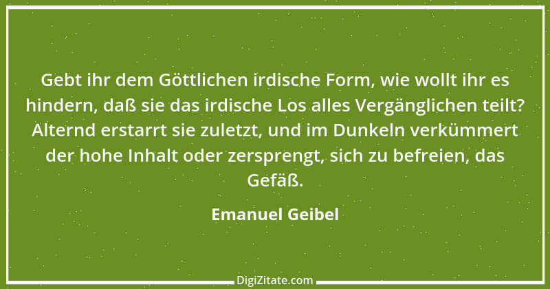 Zitat von Emanuel Geibel 76