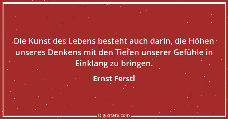 Zitat von Ernst Ferstl 1160