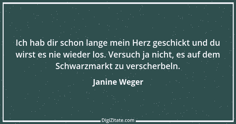 Zitat von Janine Weger 3