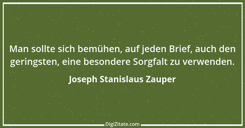 Zitat von Joseph Stanislaus Zauper 42