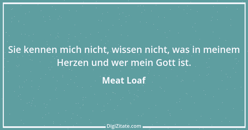 Zitat von Meat Loaf 2