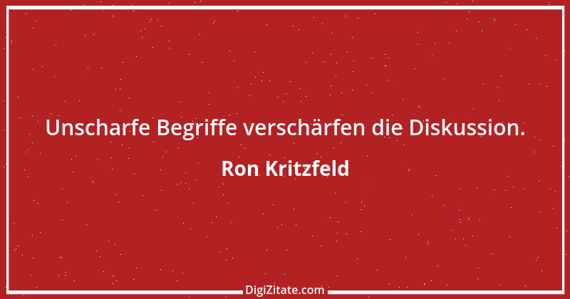 Zitat von Ron Kritzfeld 38