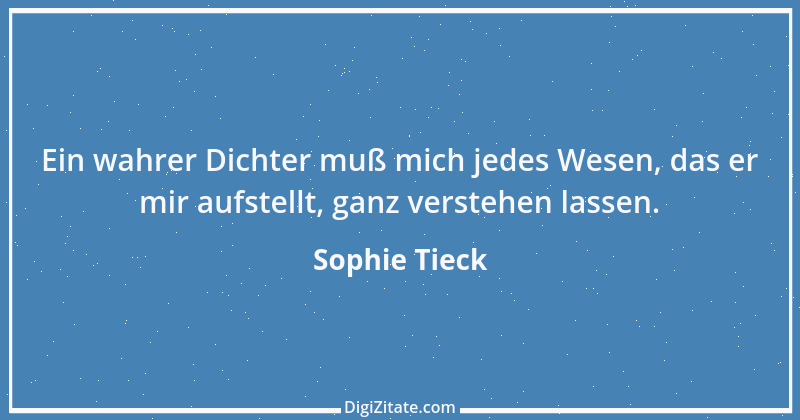 Zitat von Sophie Tieck 8