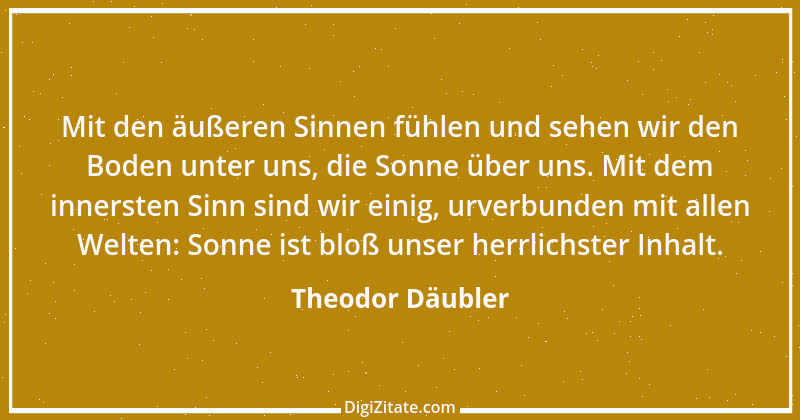 Zitat von Theodor Däubler 5