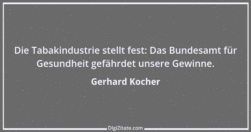 Zitat von Gerhard Kocher 229