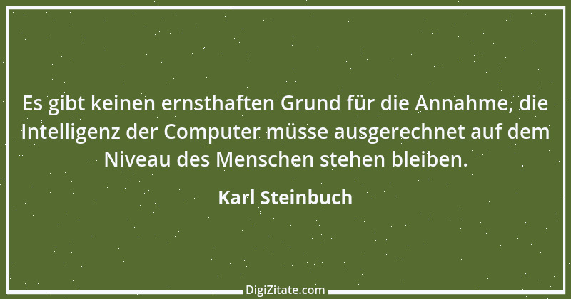 Zitat von Karl Steinbuch 6