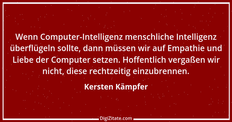 Zitat von Kersten Kämpfer 86