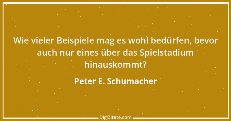 Zitat von Peter E. Schumacher 525