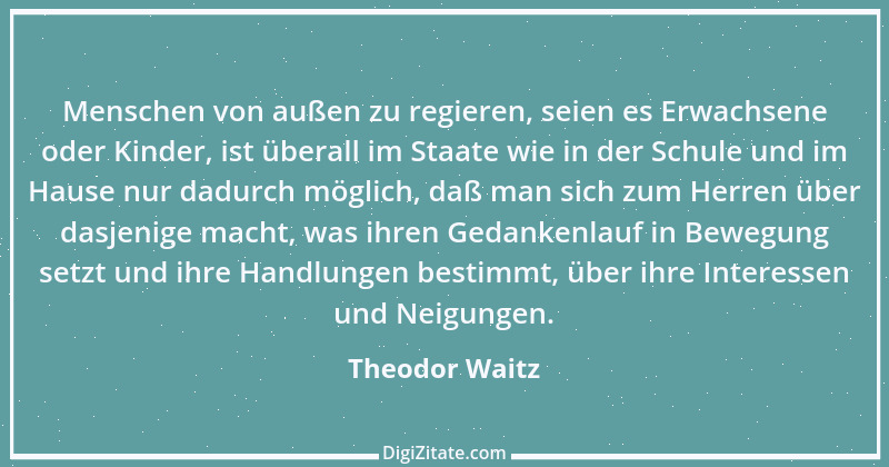 Zitat von Theodor Waitz 11