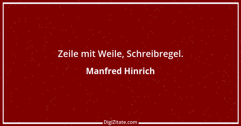 Zitat von Manfred Hinrich 2895