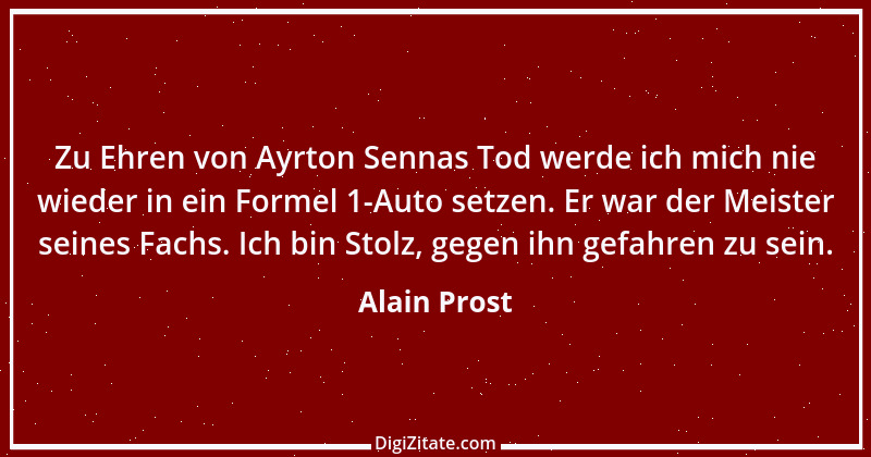 Zitat von Alain Prost 1