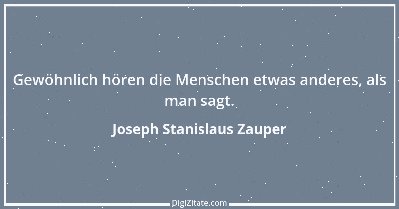 Zitat von Joseph Stanislaus Zauper 45