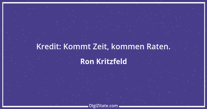 Zitat von Ron Kritzfeld 41